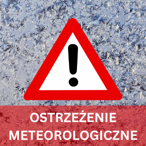 Ostrzeżenie meteorologiczne - Opady marznące  14.01.2025 r.